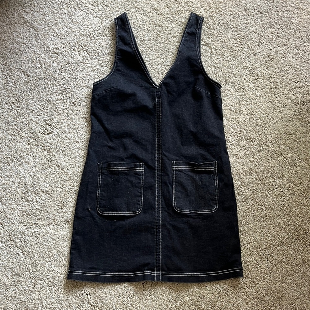 UO Black Jean Dress (S)